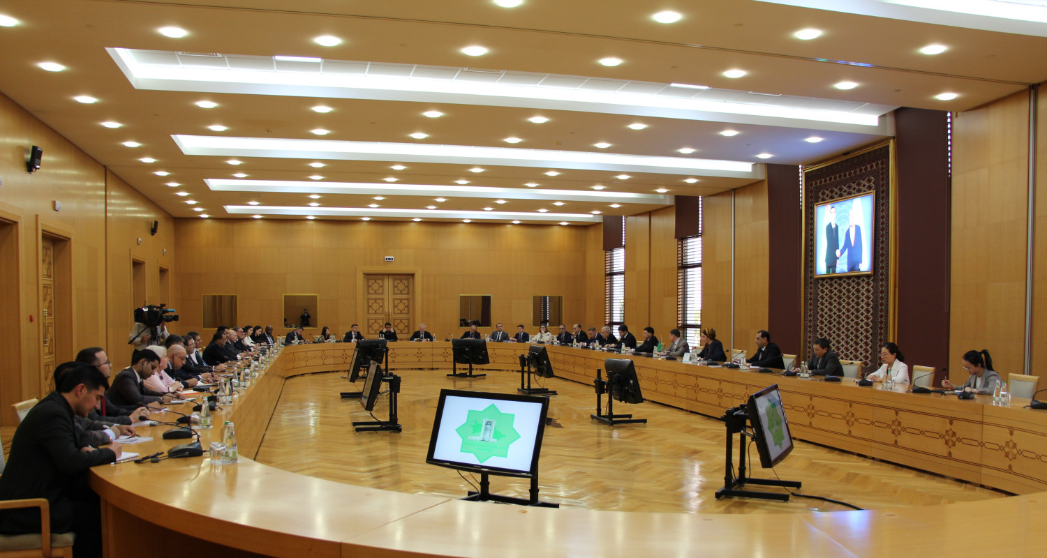 Türkmenistanyň DIM-nde Daşky gurşawy goramak meseleleri we Türkmenistanda gaýtadan dikeldilýän energiýany ösdürmek mümkinçilikleri boýunça brifing geçirildi