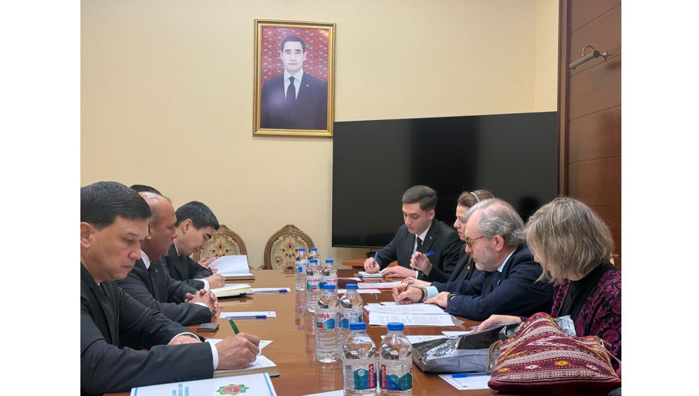 TÜRKMENISTANYŇ DAŞKY GURŞAWY GORAMAK MINISTRI ISPANIÝANYŇ MOSKWADAKY ILÇISI BILEN DUŞUŞDY