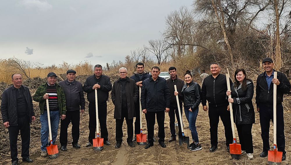 Amyderýa döwlet tebigy goraghanasynda BMGÖM bilen bilelikde agaç ekmek dabarasy