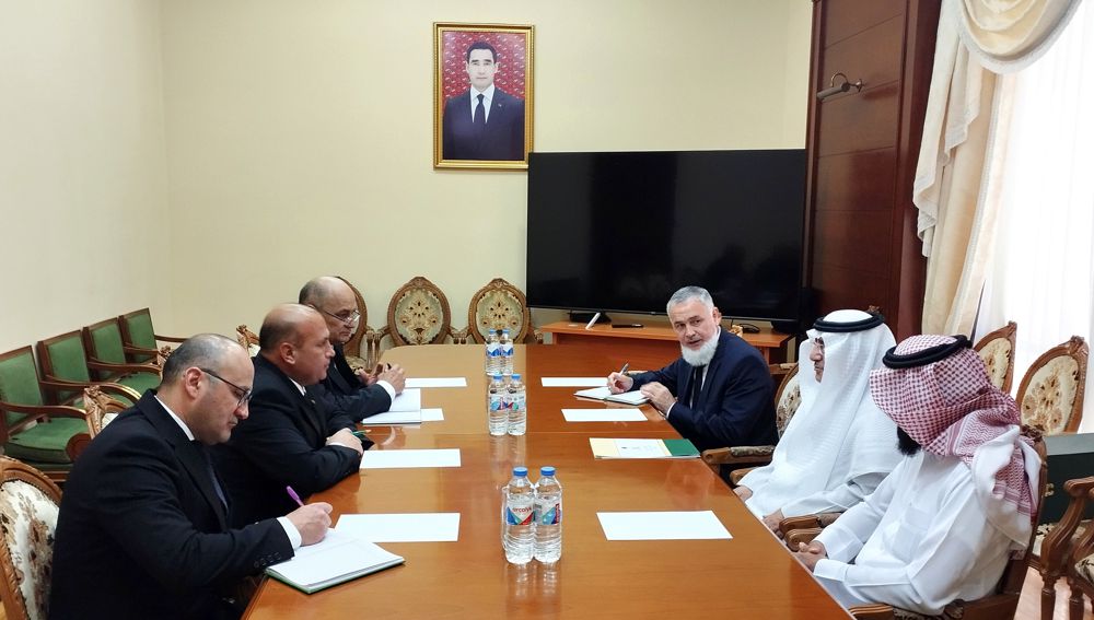 Türkmenistanyň Daşky gurşawy goramak ministrliginde Saud Arabystan Patyşalygynyň ilçisi Said Osman Ahmed Suweýd bilen duşuşyk geçirildi.