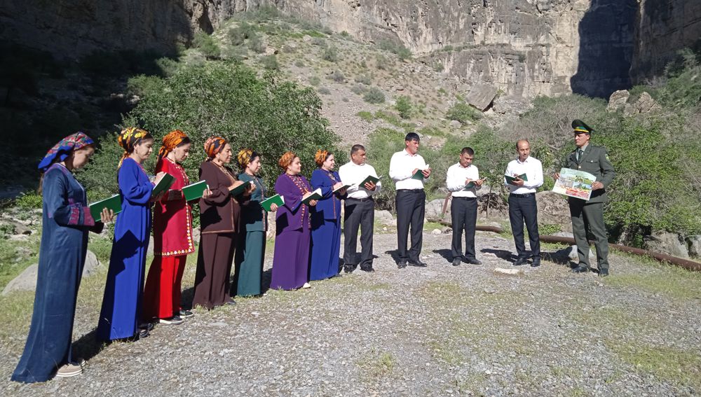 Köýtendag döwlet tebigy  goraghanasynda ýangyna garşy okuw-maslahaty geçirildi.