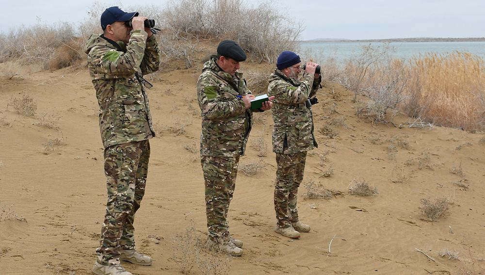 Lebap welaýatynyň suw howdanlarynda uçup geçýän we gyşlaýan suw-batgalyk guşlaryň toplumlaýyn gözegçiligi geçirildi